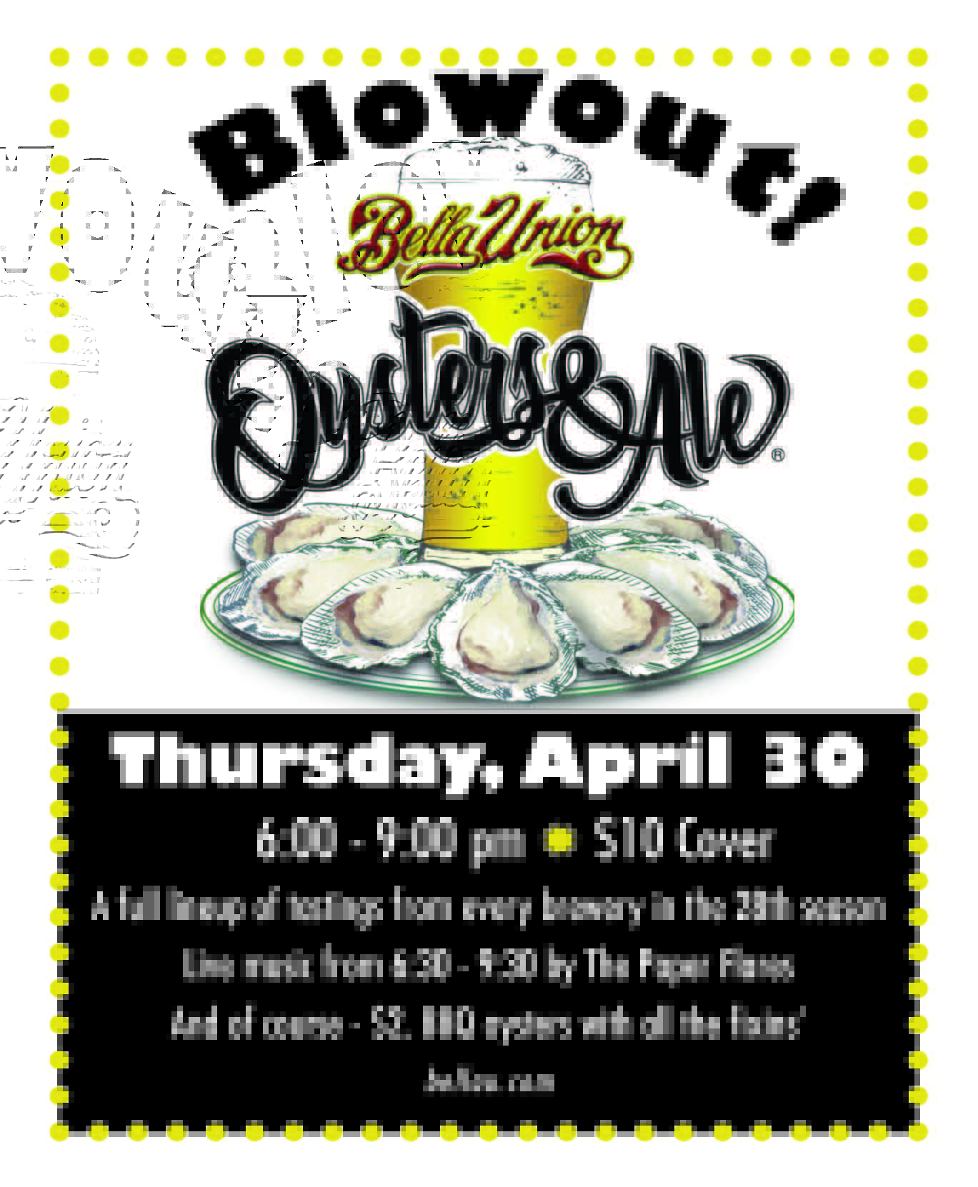 POSTER Oysters&Ale,Blowout,4