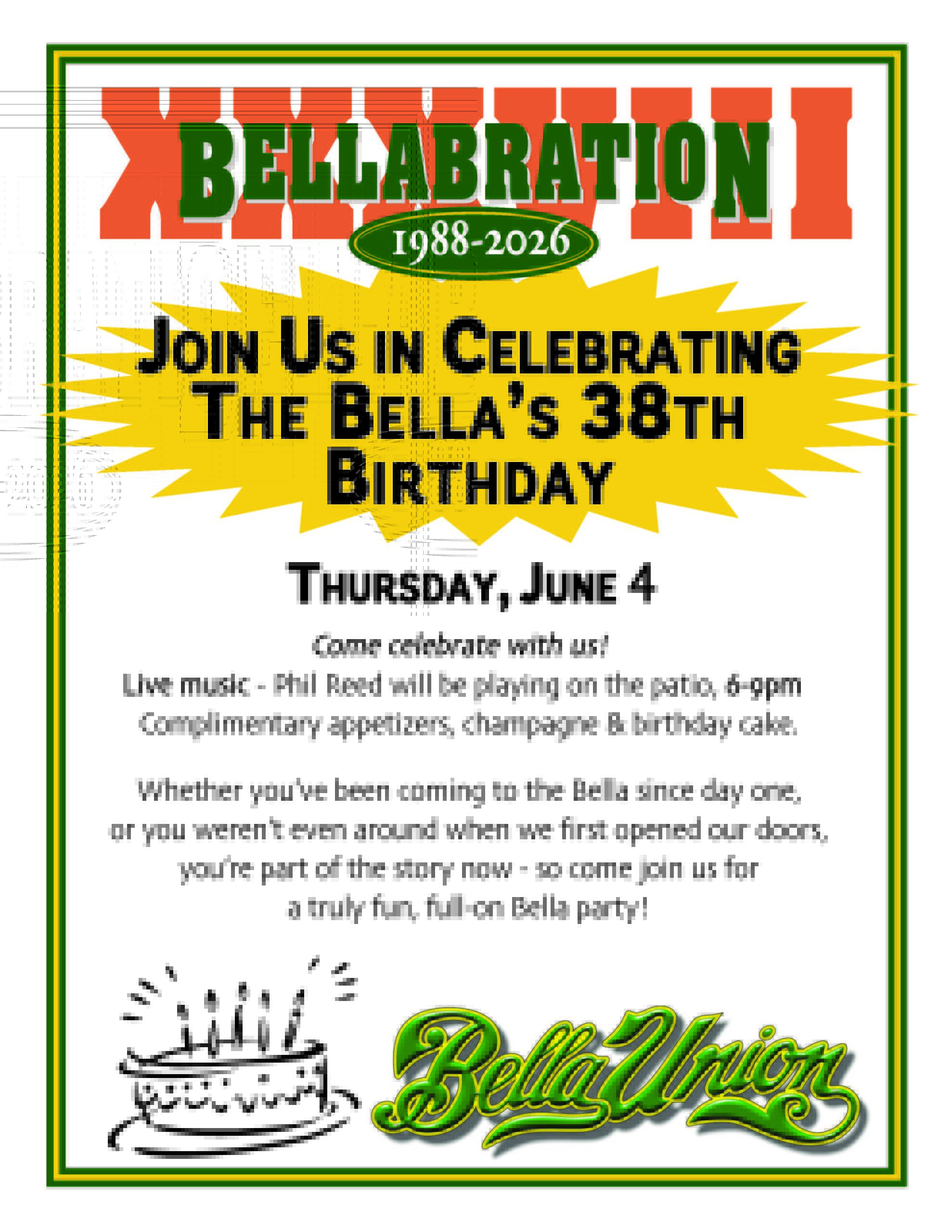 POSTER Bellabration, 6
